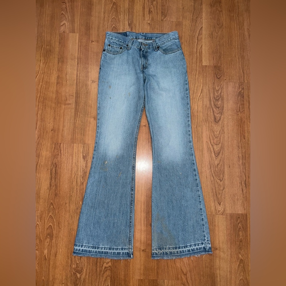Vintage 90s Levi’s 514 Super Low Flared Leg 3 M JR. Denim